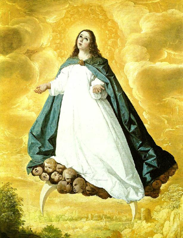 Francisco de Zurbaran immaculate virgin Norge oil painting art